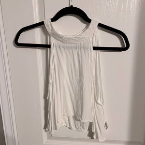 Garage Halter Tank Top with Bow